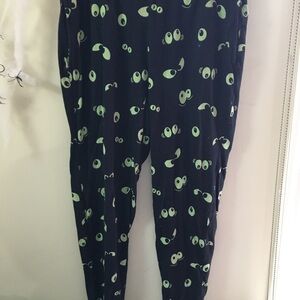 Old Navy Kids Sweatpants (Glow in the dark) with Green Eye Pattern
